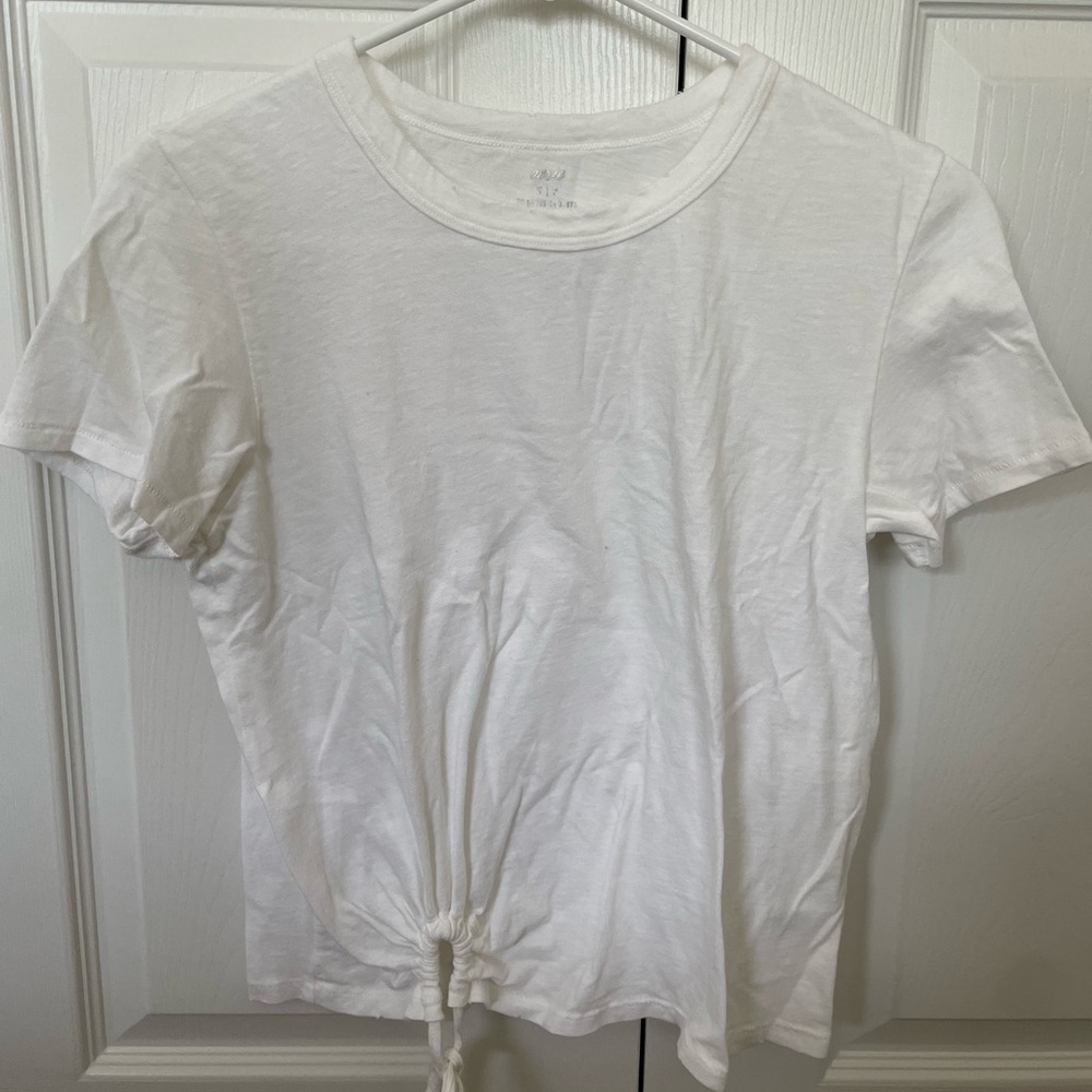 American Eagle White Crop Top Size Small